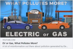 What pollutes more?  Electric or gas vehicle?